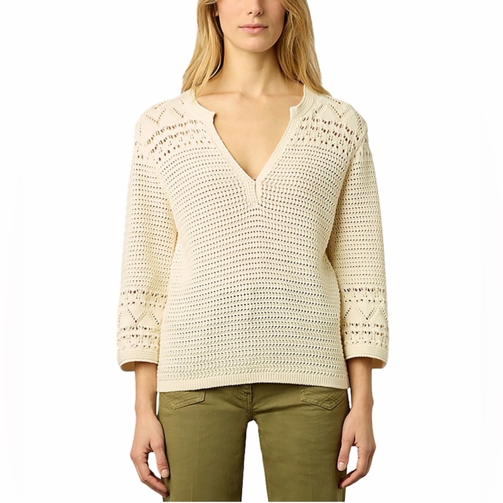 NWT Gerard Darel Lessie Split Neck Sweater, SZ 1